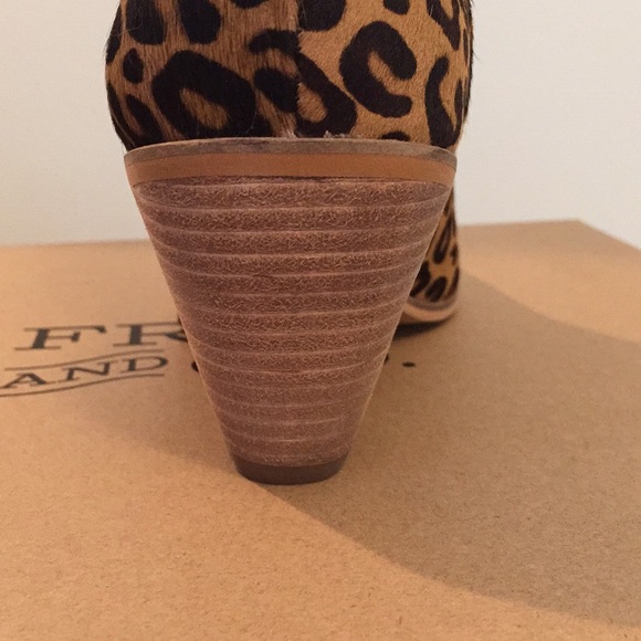 FRYE New Boots Ocelot Leopard Leather Marley Sz ++ - Picture 8 of 11